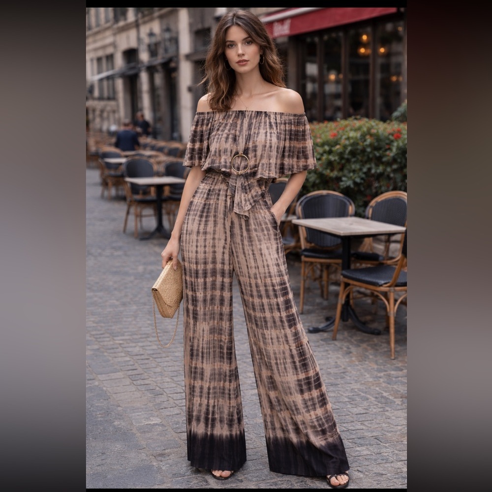 Bohemian Tie-Dye Maxi Dress